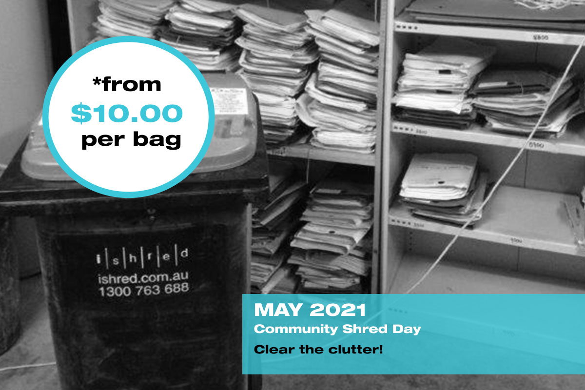 iShred - 2021 May Community Shred Day iShred - 2021 May Community Shred Day