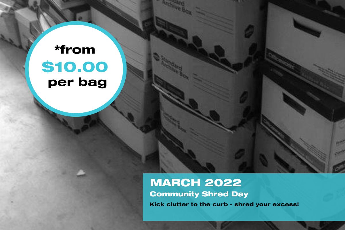 iShred - 2022 March Community Shred Day - OPT iShred - 2022 March Community Shred Day
